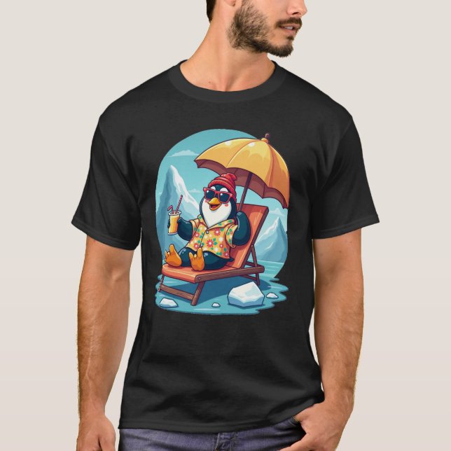 Chillin’ Penguin Ice Lounge Tee (Framsida)