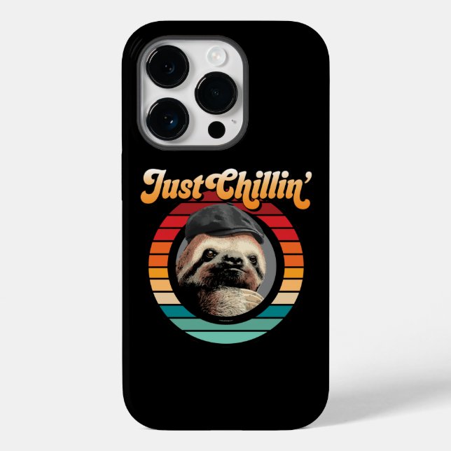 Chillin’ Sloth Fodral-Mate iphone case (Baksida)
