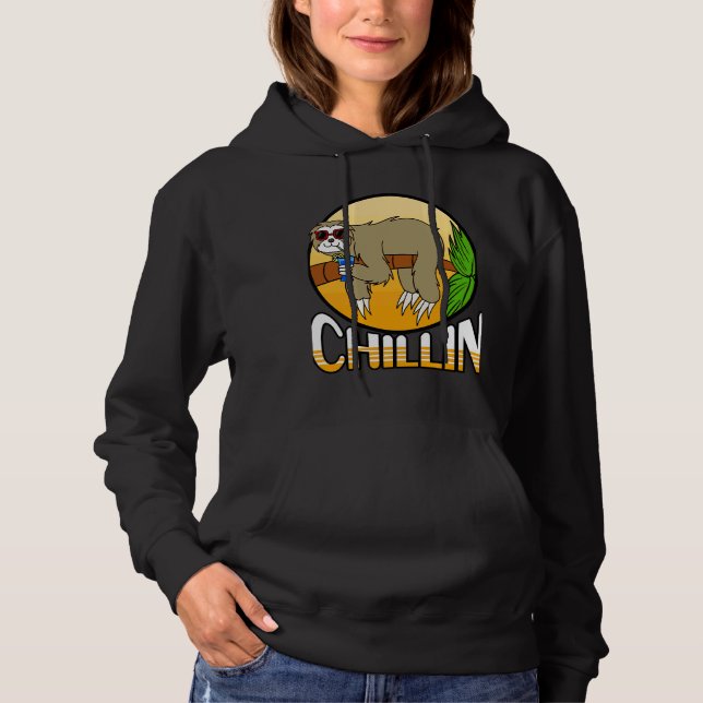 Chillin Sloth T Shirt (Framsida)