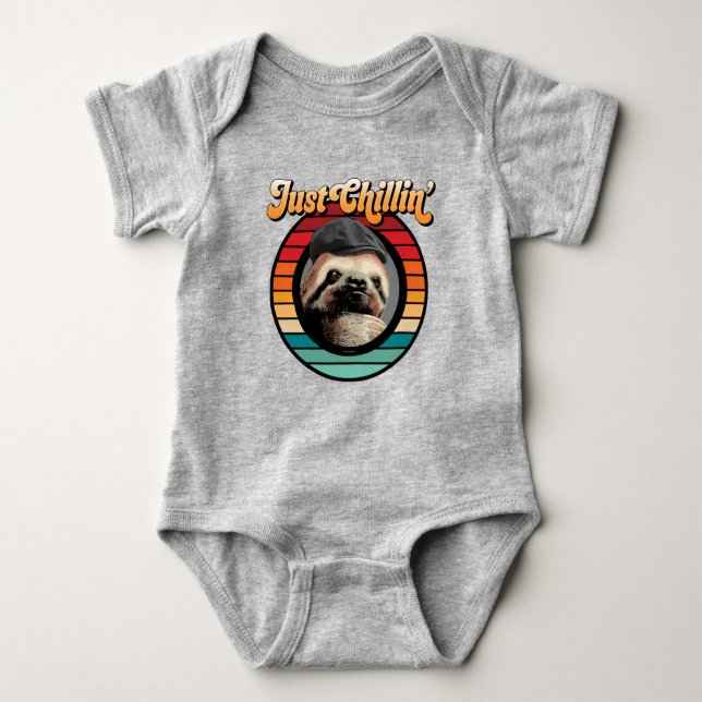 Chillin’ Sloth T Shirt (Framsida)