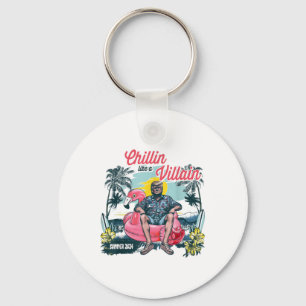 Chillin som en felon Beach Summer Funny Trump 2024 Nyckelring