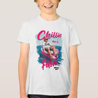 Chillin som en Felon Funny Trump Shirt Summer Trum T