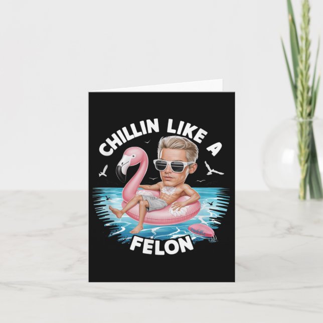 Chillin som en felonklump för president Sum Kort (Framsida)