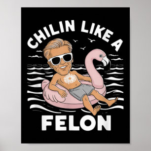 Chillin som en felonklump för president Sum Poster