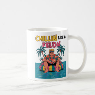 Chillin som en felontrast för president 2024 summ kaffemugg