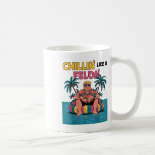 Chillin som en felontrast för president 2024 summ kaffemugg