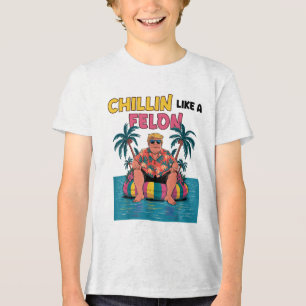 Chillin som en felontrast för president 2024 summ t shirt