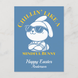 Chillin som en mind Bunny Påsk Vykort