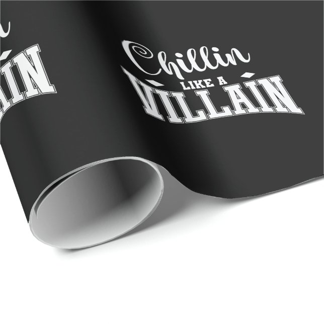 Chillin som en Villain Presentpapper (Rullad Hörn)