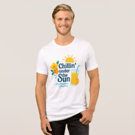 Chillin' Under the Sun – Sommar Beach T-Shirt