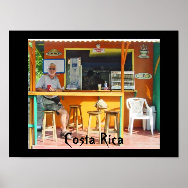 Chillin ut i Costa Rica Poster (Framsidan)