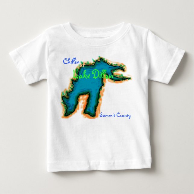 Chillin vid Sjö Dillon-barnskjorta Tee Shirt (Framsida)