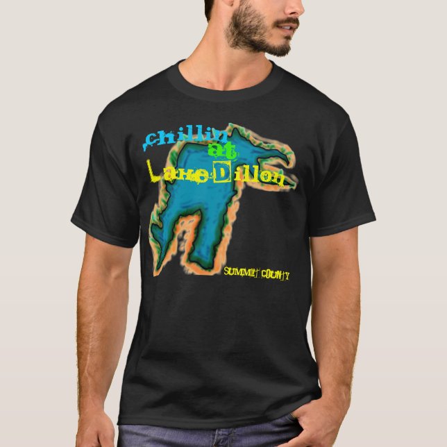 Chillin vid Sjö Dillon-skjortan T-shirt (Framsida)