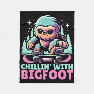 Chillin’ with Bigfoot Alpine Winter Snowboa Fleecefilt
