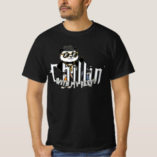 Chillin’ With My Peeps Funny Panda T-Shirt