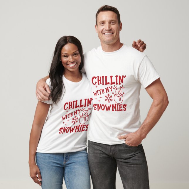 Chillin' With My Snomies jultröja T Shirt (Unisex)