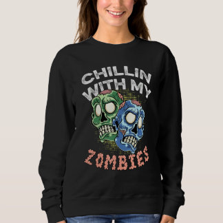 Chillin With Zombies Friendly Person T Shirt