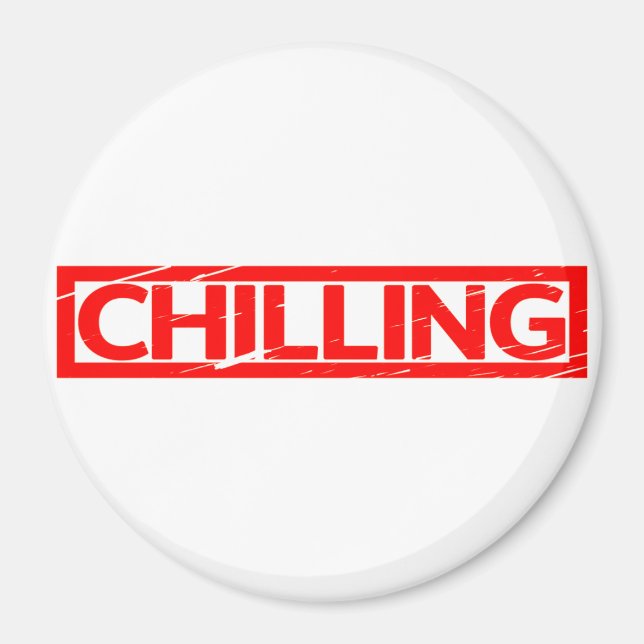 Chilling Frimärke Magnet (Framsidan)