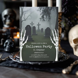 Chilling Graveyard Halloween fest Julkort