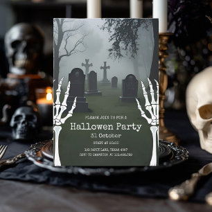 Chilling Graveyard Halloween fest Julkort