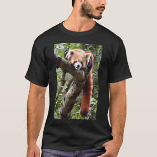 Chilling Red Panda Stil T Shirt