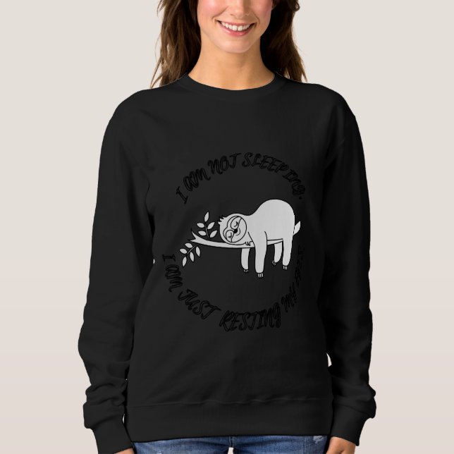 Chilling Sloth T Shirt (Framsida)