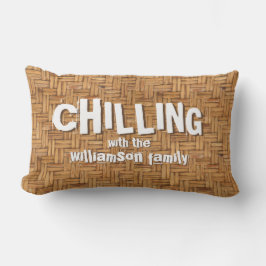 Chilling Wicker-sommaren Lumbarkudde