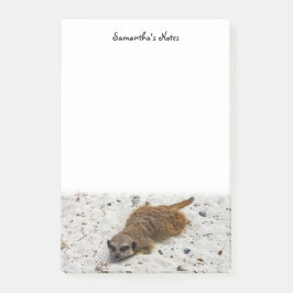 Chillin'Meerkat Post-it Notes