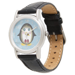 Chillin'Penguin Watch (med siffror) Armbandsur