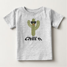 Chill'n Cactus Design - Baby Fine Jersey T-Shirt