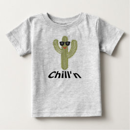 Chill'n Cactus Design - Baby Fine Jersey T-Shirt