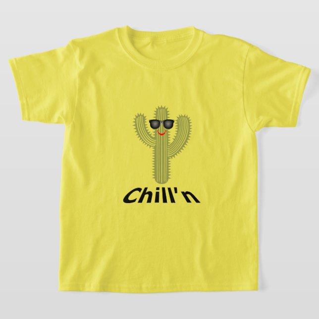 Chill'n Cactus Design - Barn Basic T-Shirt (Laydown)
