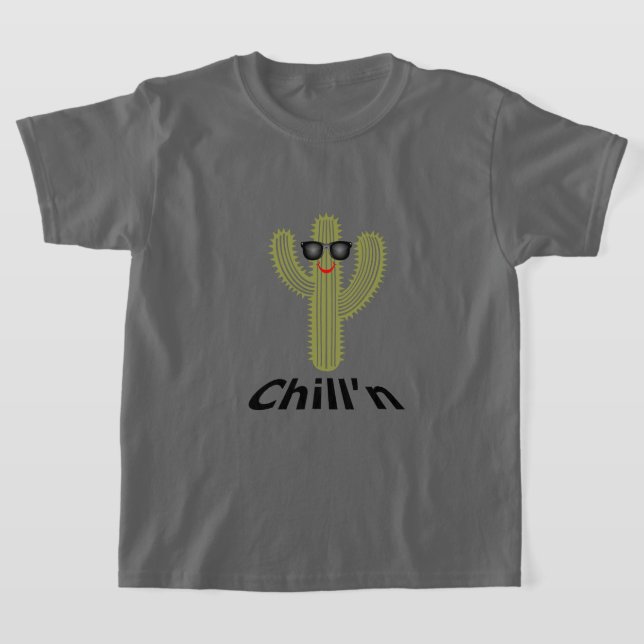 Chill'n Cactus Design - Barn Basic T-Shirt (Laydown)