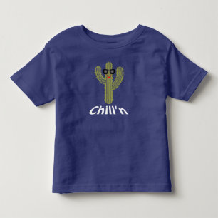 Chill'n Cactus Design - Barn Fine Jersey T-Shirt