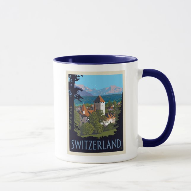 Chillon Castle | Schweiz Mugg (Höger)