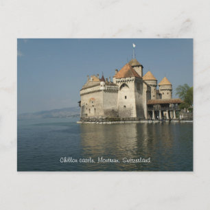 Chillonslott, Montreux, Schweiz Vykort