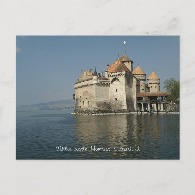Chillonslott, Montreux, Schweiz Vykort (Framsida)