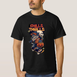 Chills och Thrills Halloween Werevarg SkateT-Shirt T Shirt