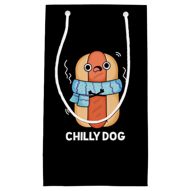 Chilly Hund Funny Chili Hett Hund Pun Mörk BG (Framsidan)