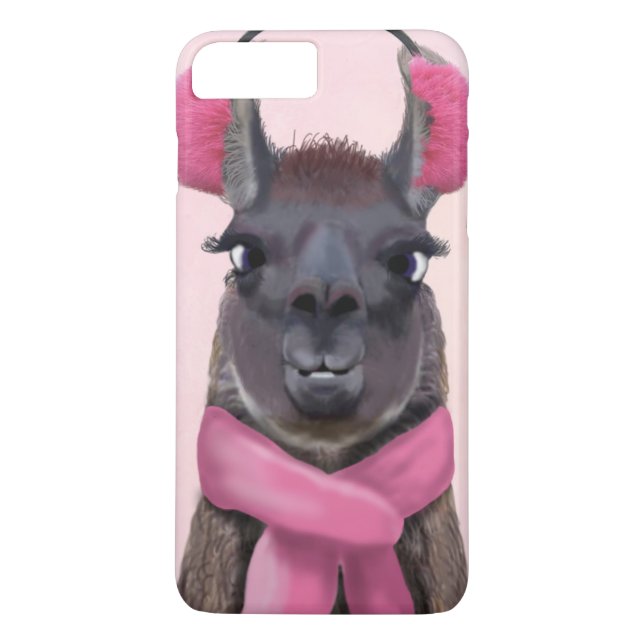 Chilly Llama Rosa Case-Mate iPhone Skal (Baksida)