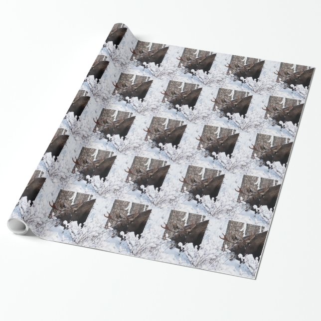 Chilly Moose Presentpapper (Utrullad)
