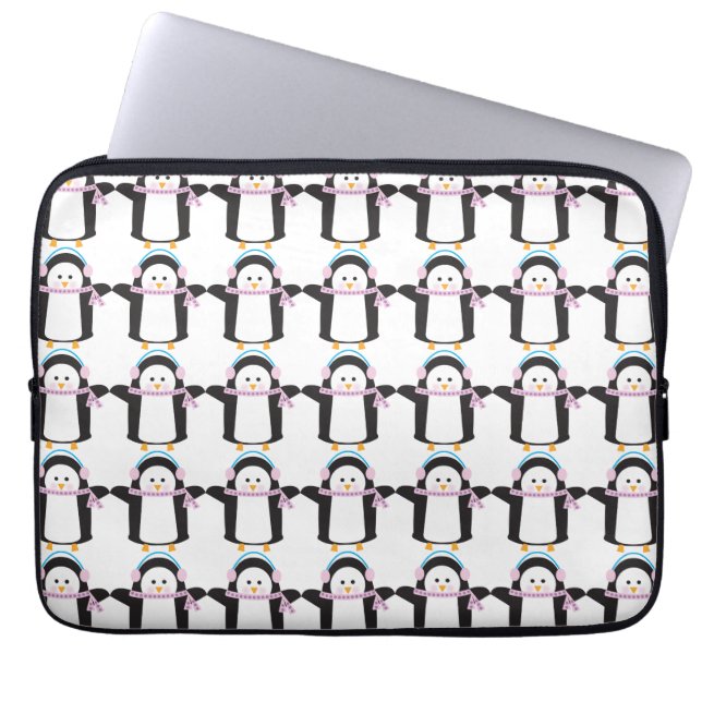 Chilly Penguin Laptop Fodral (Framsidan)