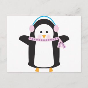 Chilly Penguin Vykort
