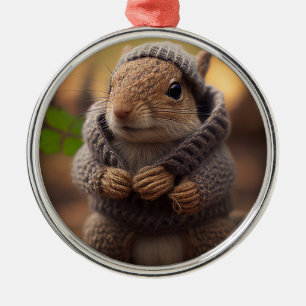 Chilly Squirrel Julgransprydnad Metall