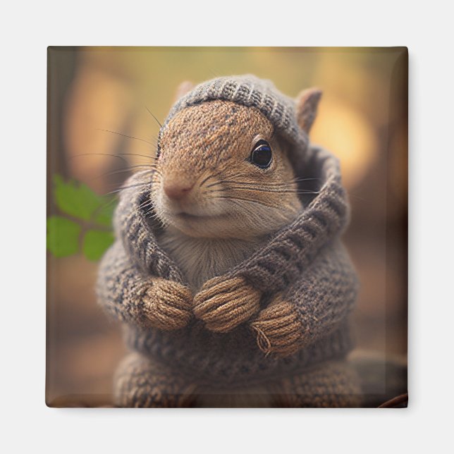 Chilly Squirrel Magnet (Framsidan)