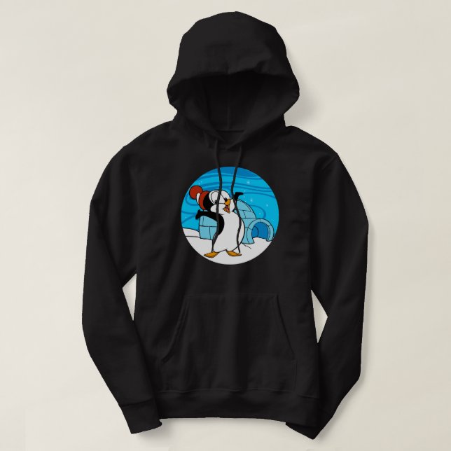 Chilly Willy Igloo Classic Hoodie (Design framsida)