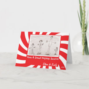 Chilmark - pepparmint - vikt julkort helgkort