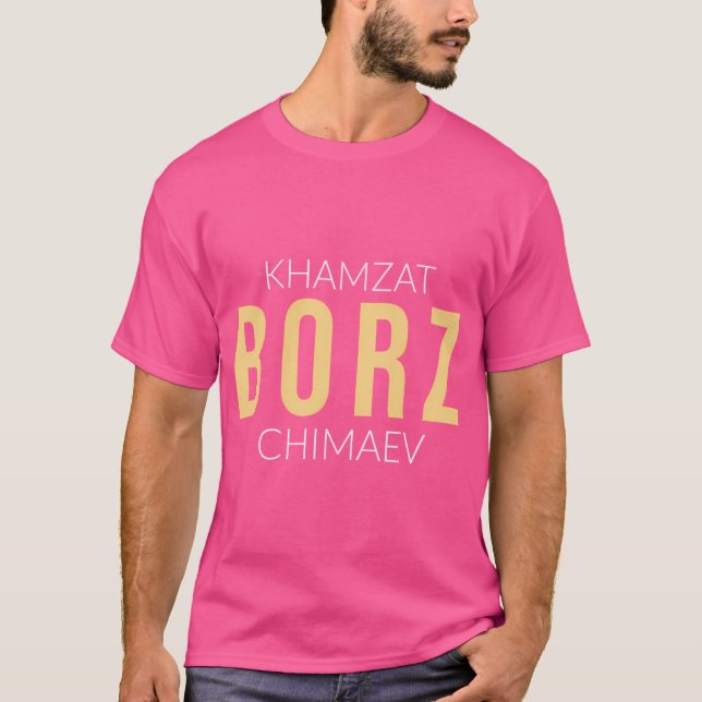 Chimaev - Khamzat Chimaev och Khamzat Chimaev Mma T Shirt (Framsida)
