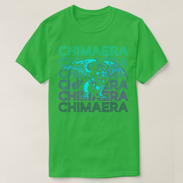 Chimera Ancient Grekisk mythology Retro Gift T Shirt (Design framsida)
