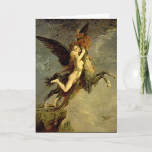 Chimera av Gustave Moreau Kort
